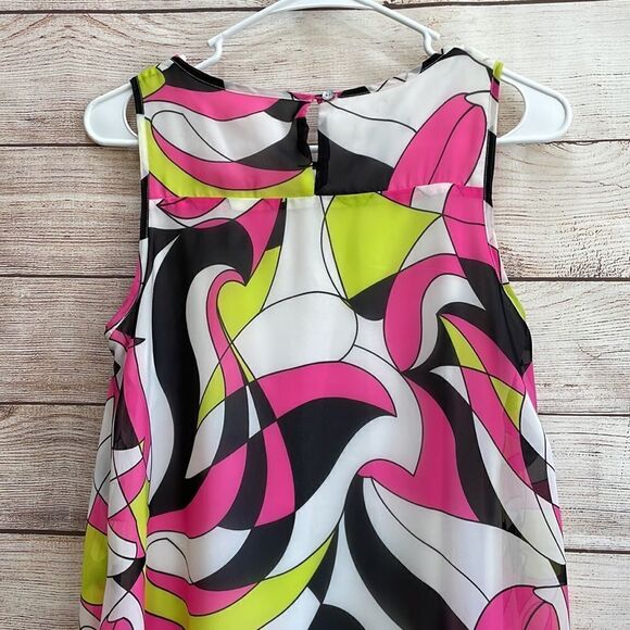 MUSE DRESS IN ABSTRACT PRINT‎ - Picture 5 of 8